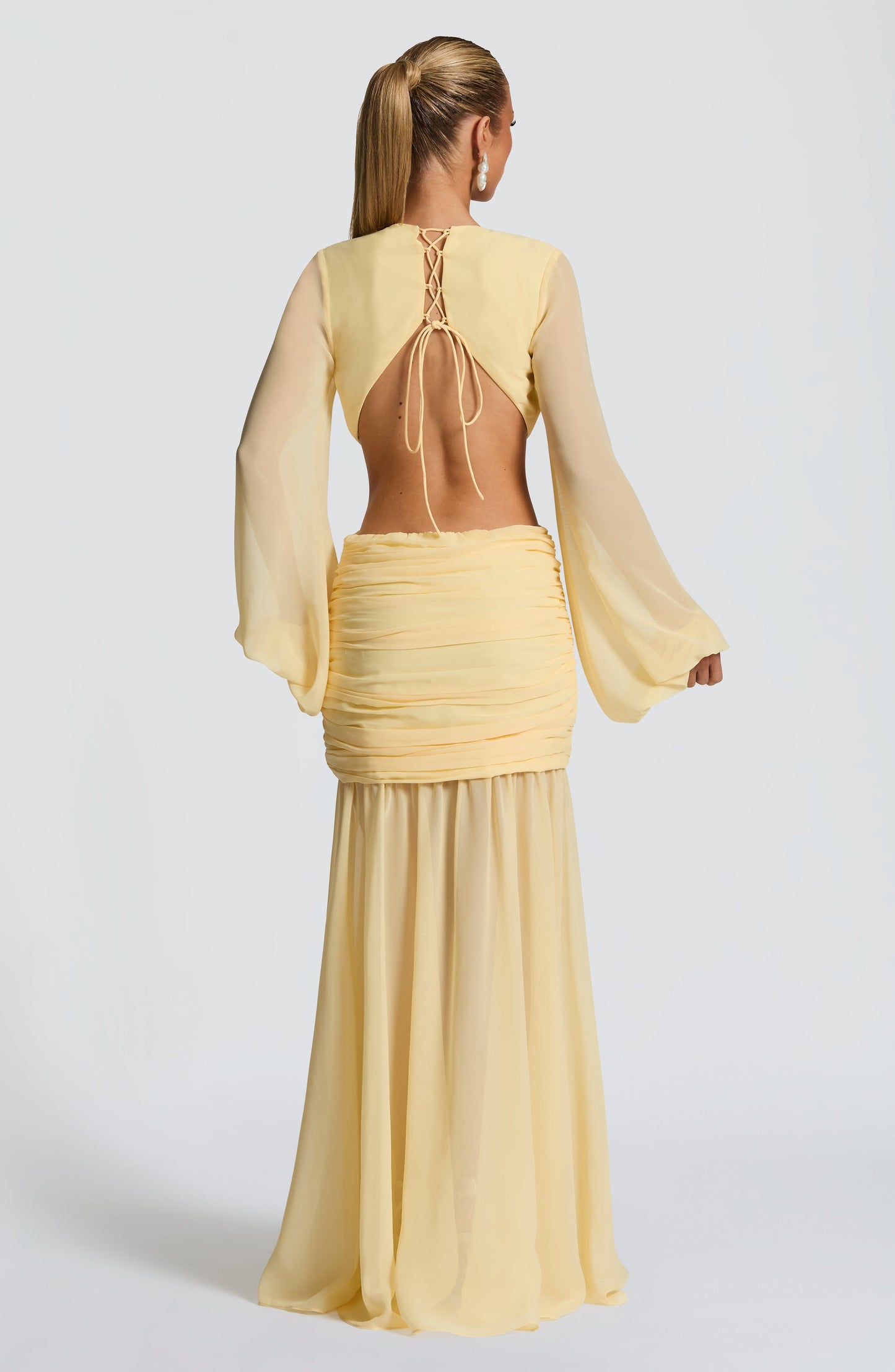 Andrina Robe Longue - Citron