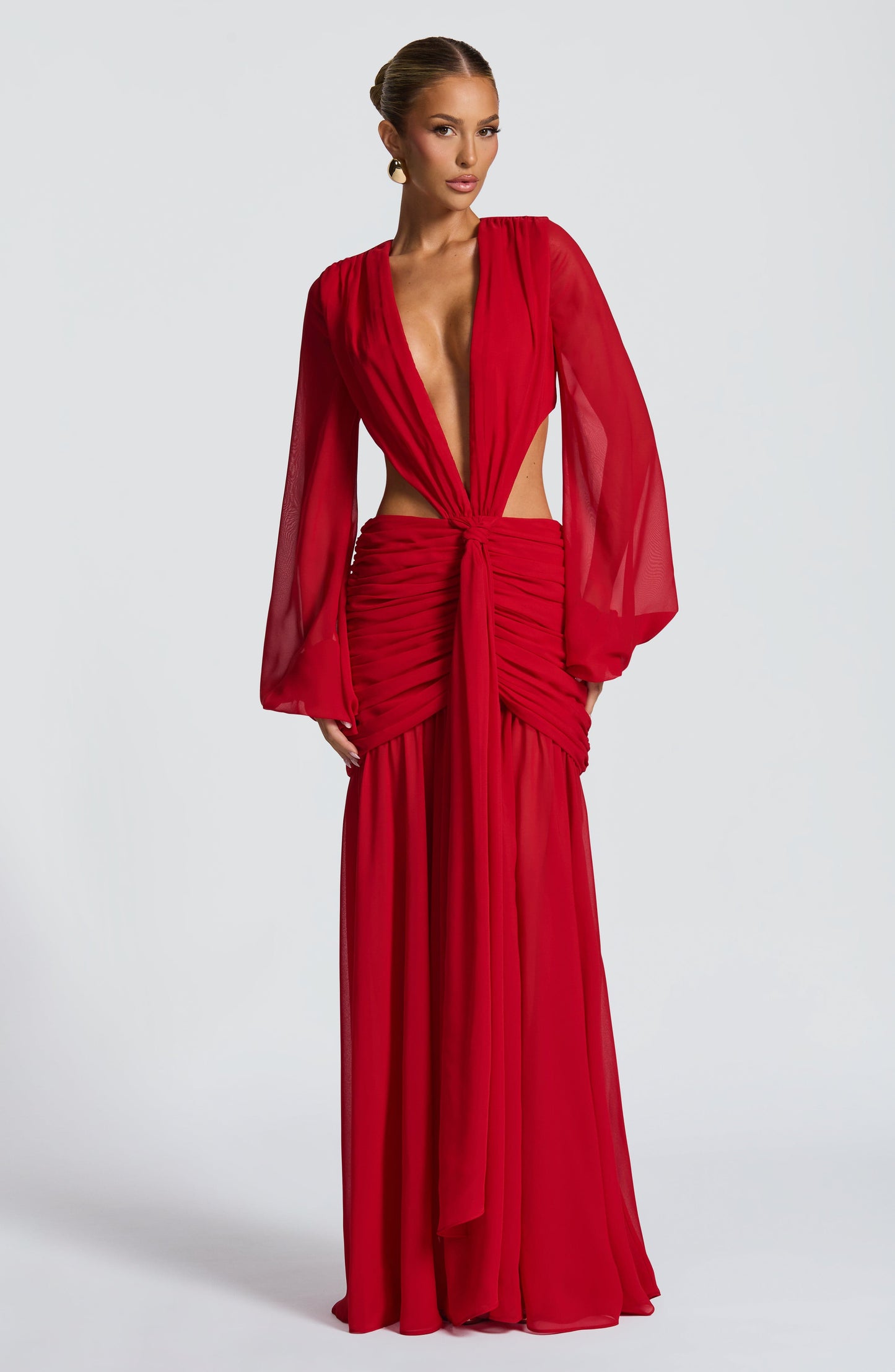 Andrina Robe Longue - Rouge