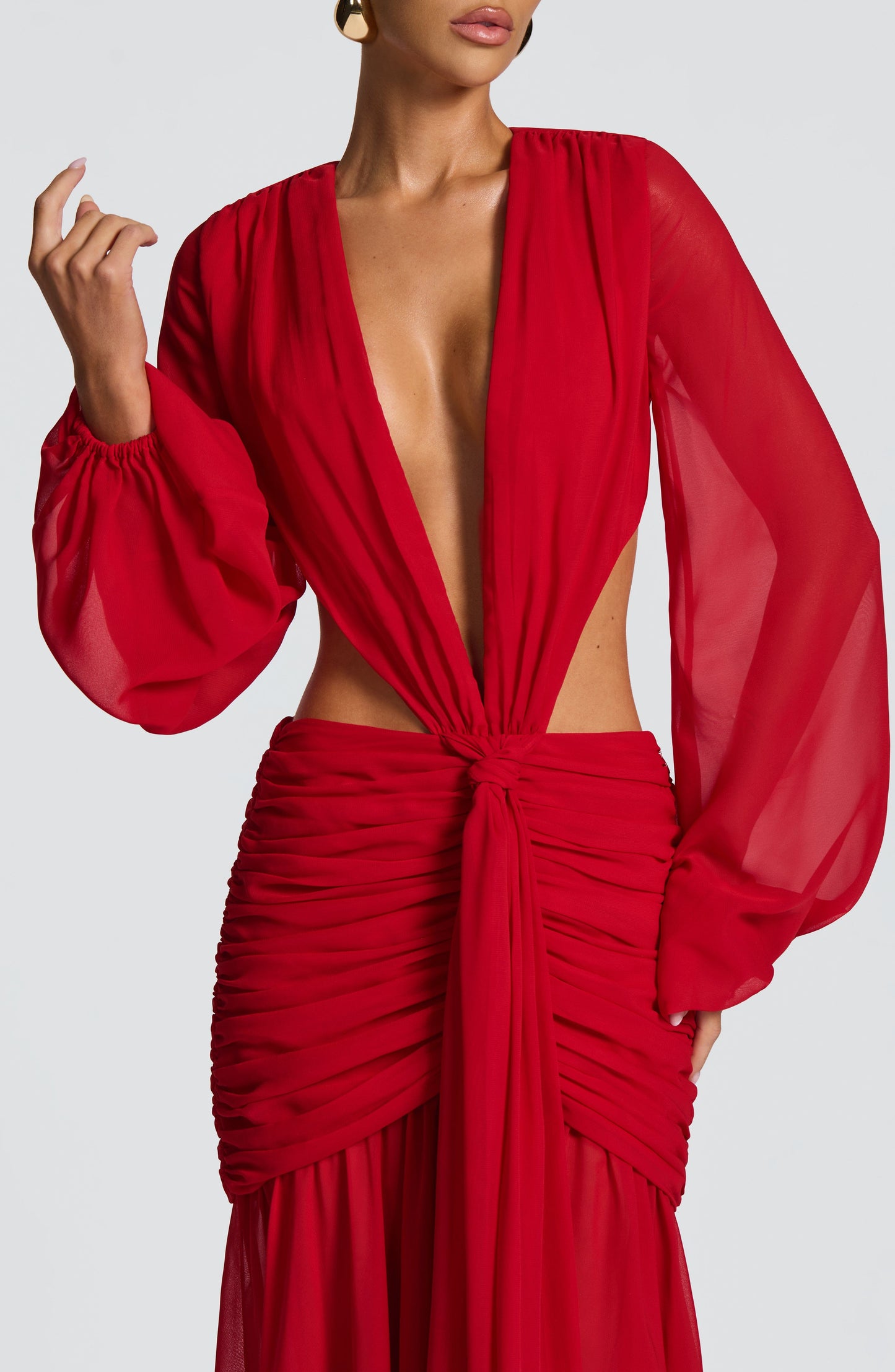 Andrina Robe Longue - Rouge