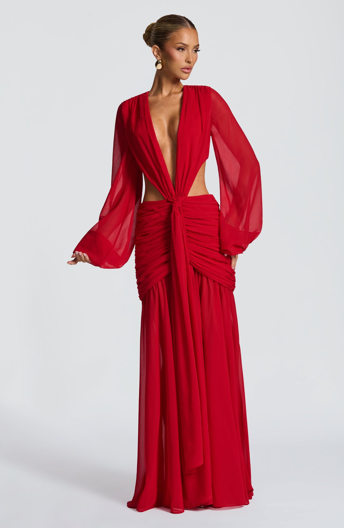 Andrina Robe Longue - Rouge