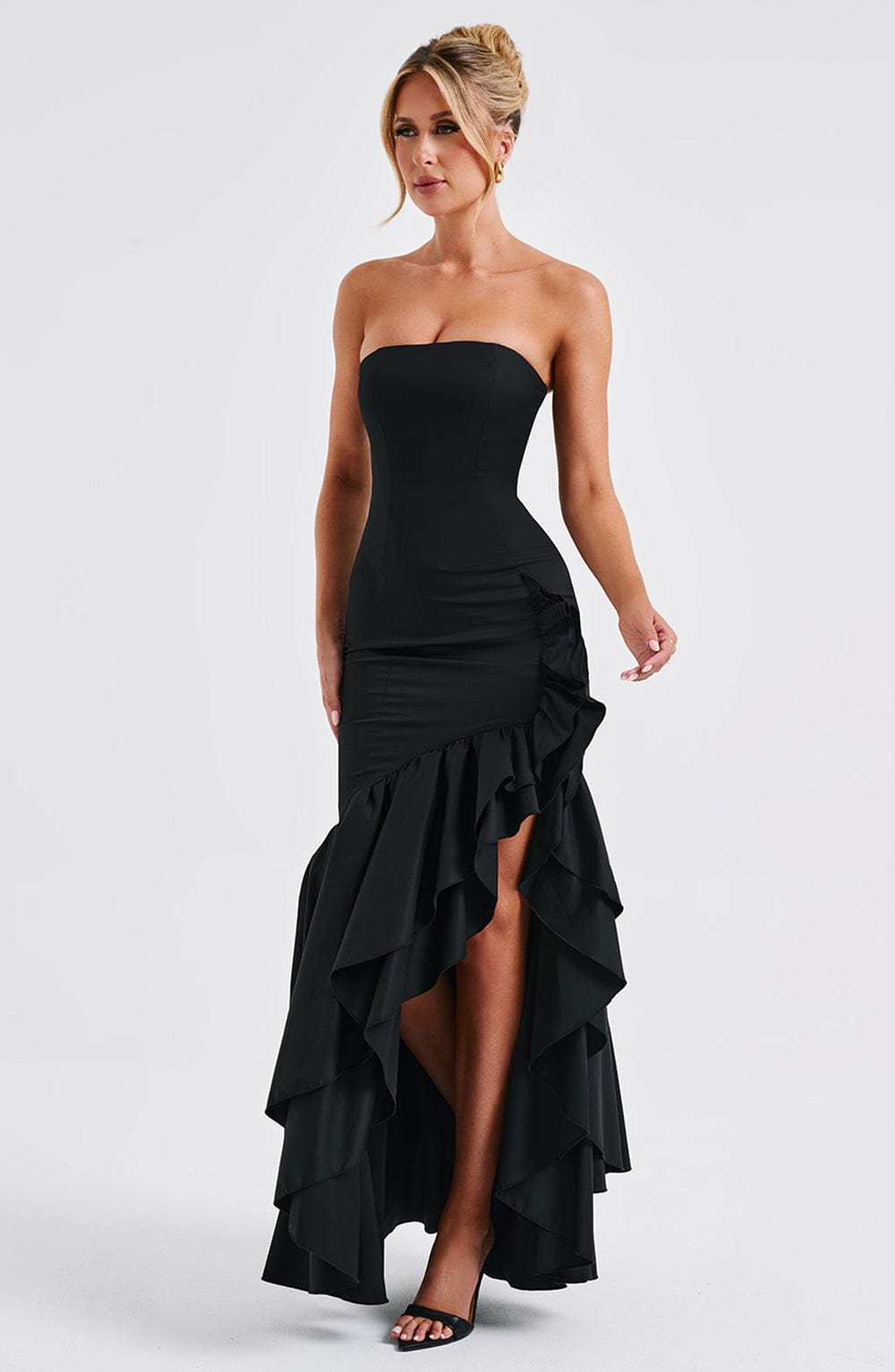 Robe longue Angelina - Noir