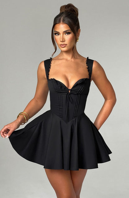 Robe mini Antonella - Noir