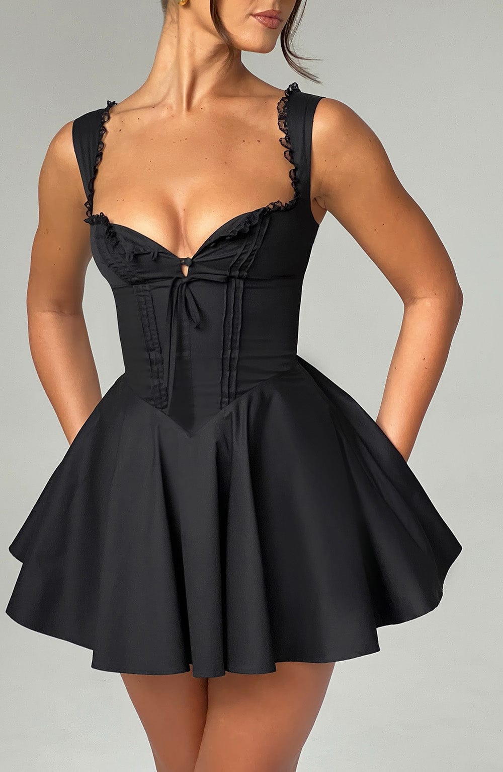 Robe mini Antonella - Noir