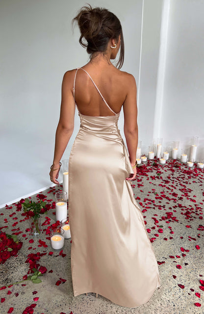 Ariel Long Dress - Champagne