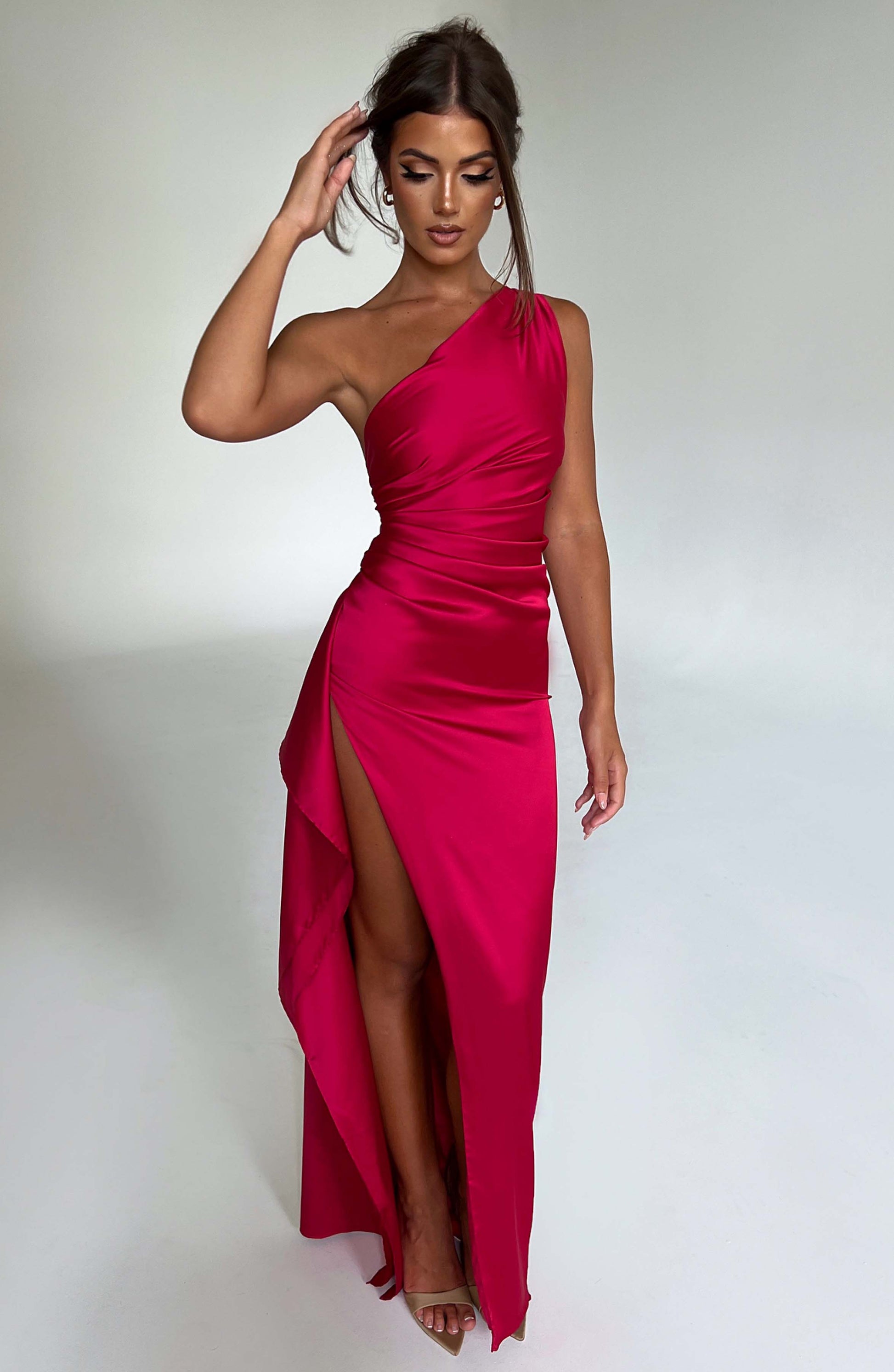 Ariel Long Dress - Red Aurlienne Paris Ariel Long Dress - Red Aurlienne Paris