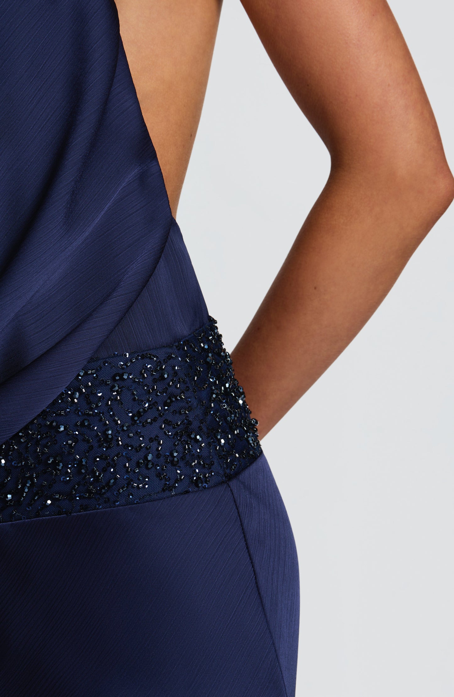 Armelle Robe Longue - Bleu Marine