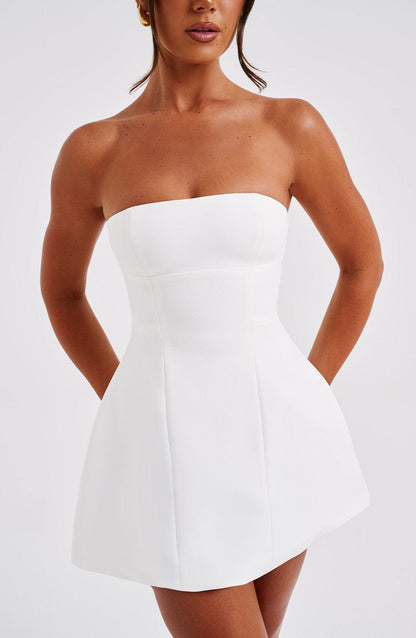 Asha Mini Dress - Ivory