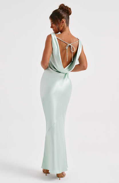 Robe longue Azuri - Turquoise