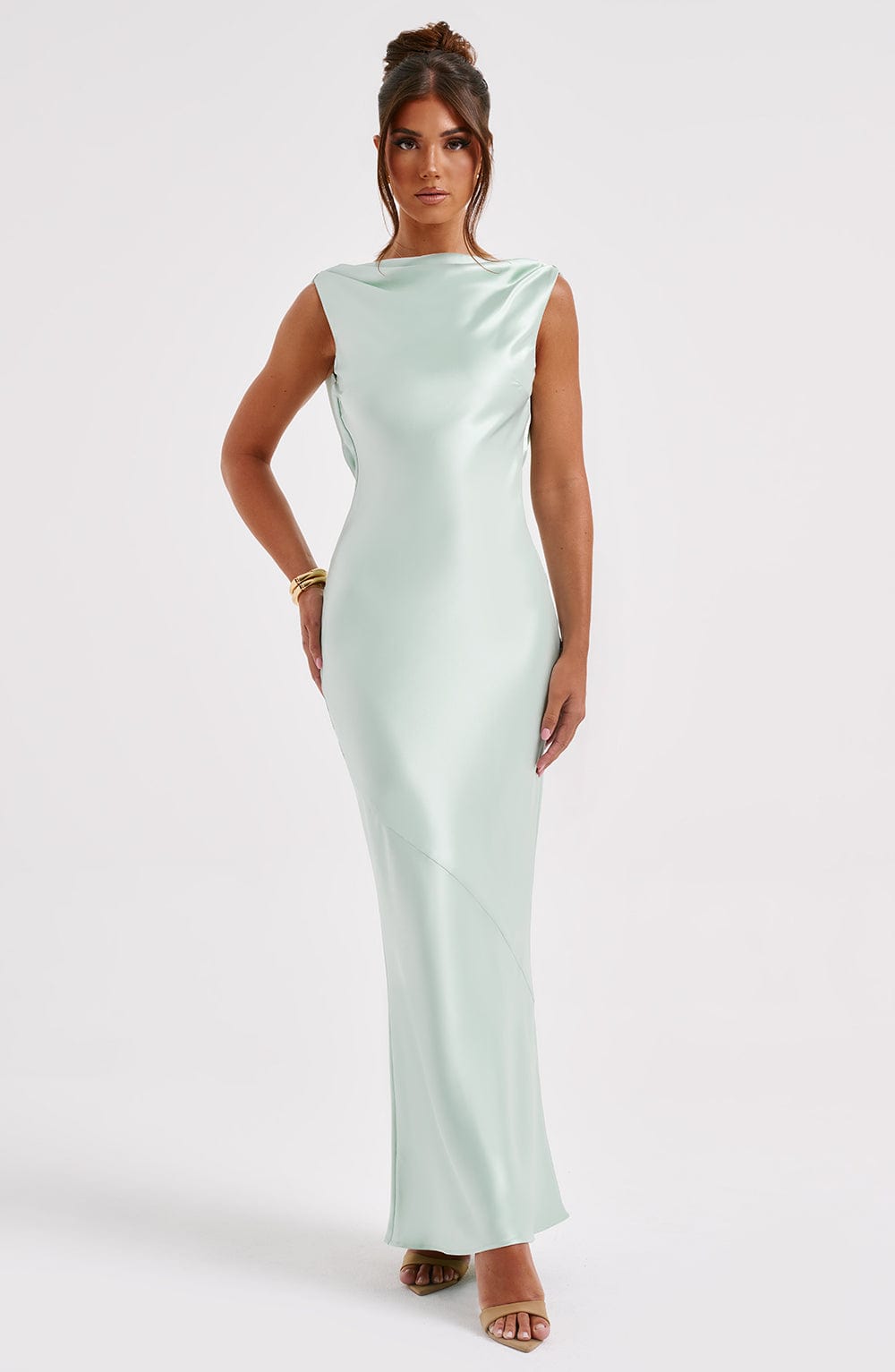 Robe longue Azuri - Turquoise