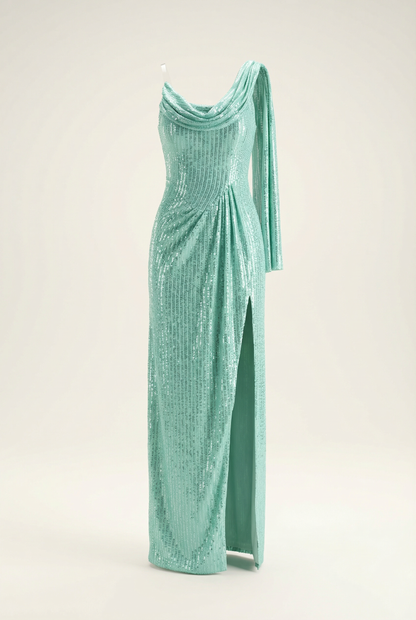 Constance Robe Longue - Émeraude