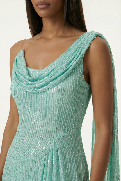 Constance Robe Longue - Émeraude