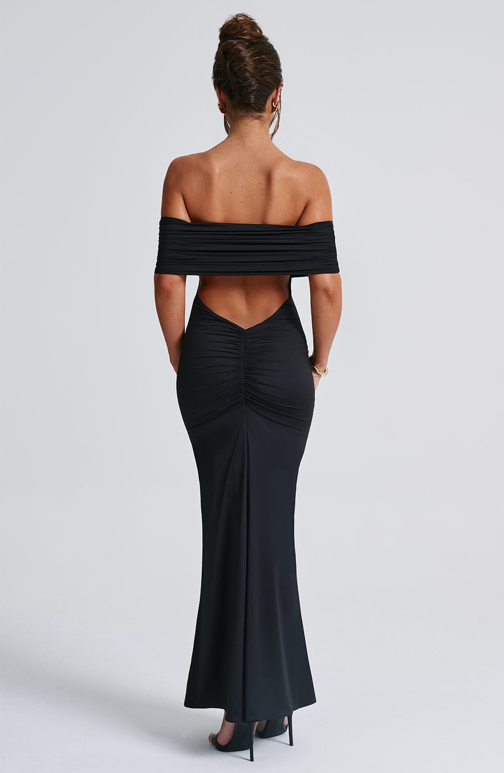 Robe longue Belinda - Noir