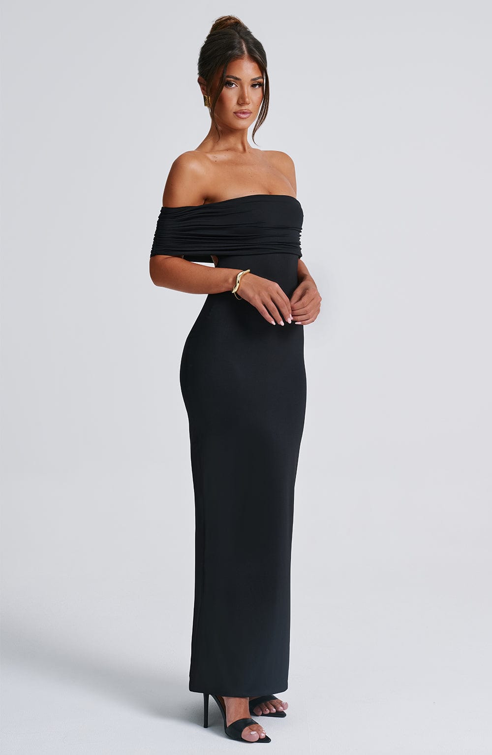 Robe longue Belinda - Noir