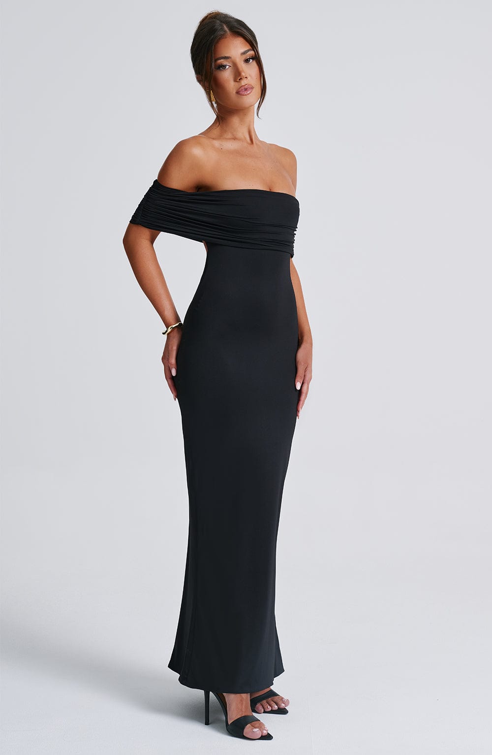 Robe longue Belinda - Noir