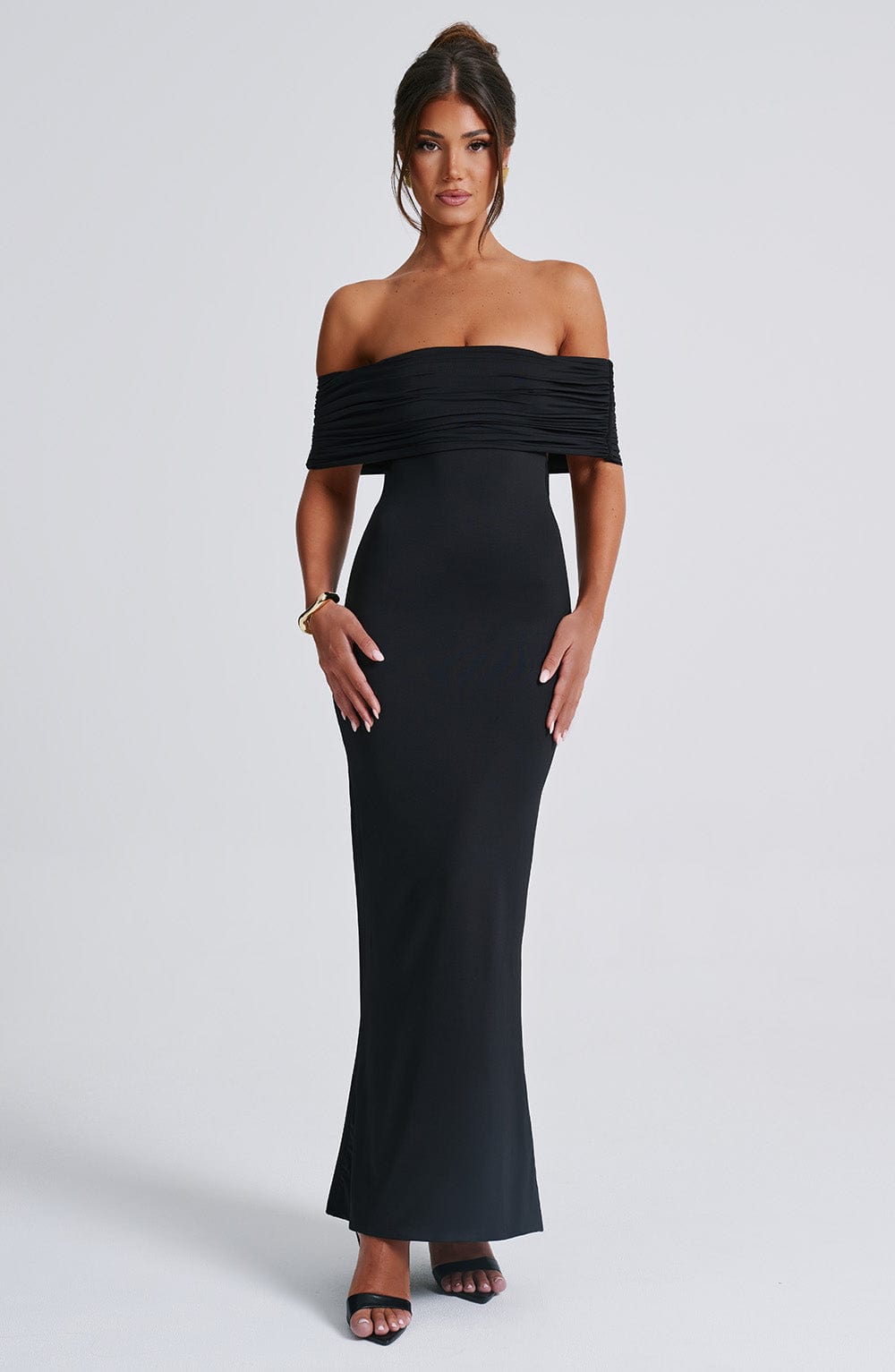 Robe longue Belinda - Noir