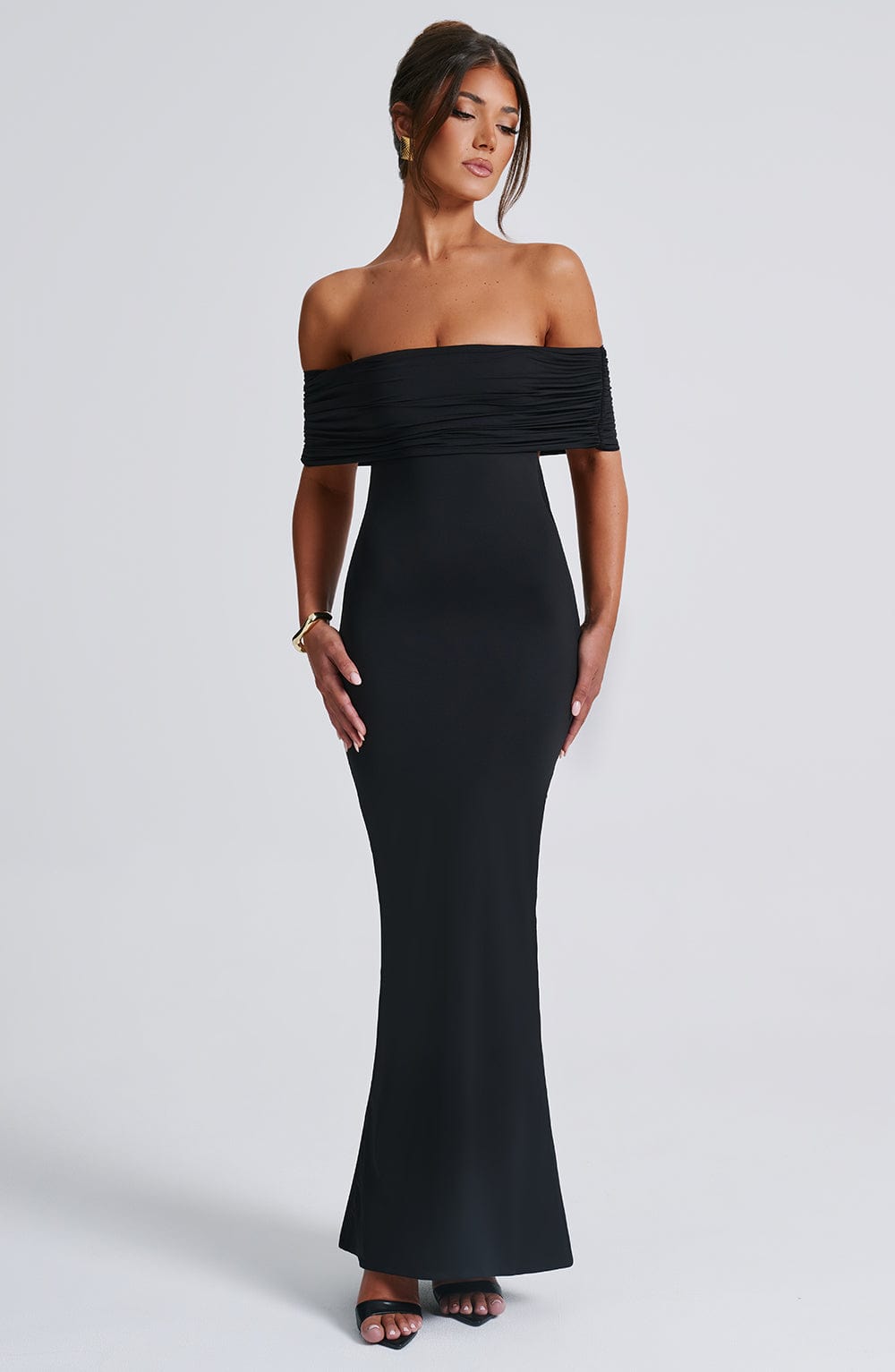 Robe longue Belinda - Noir