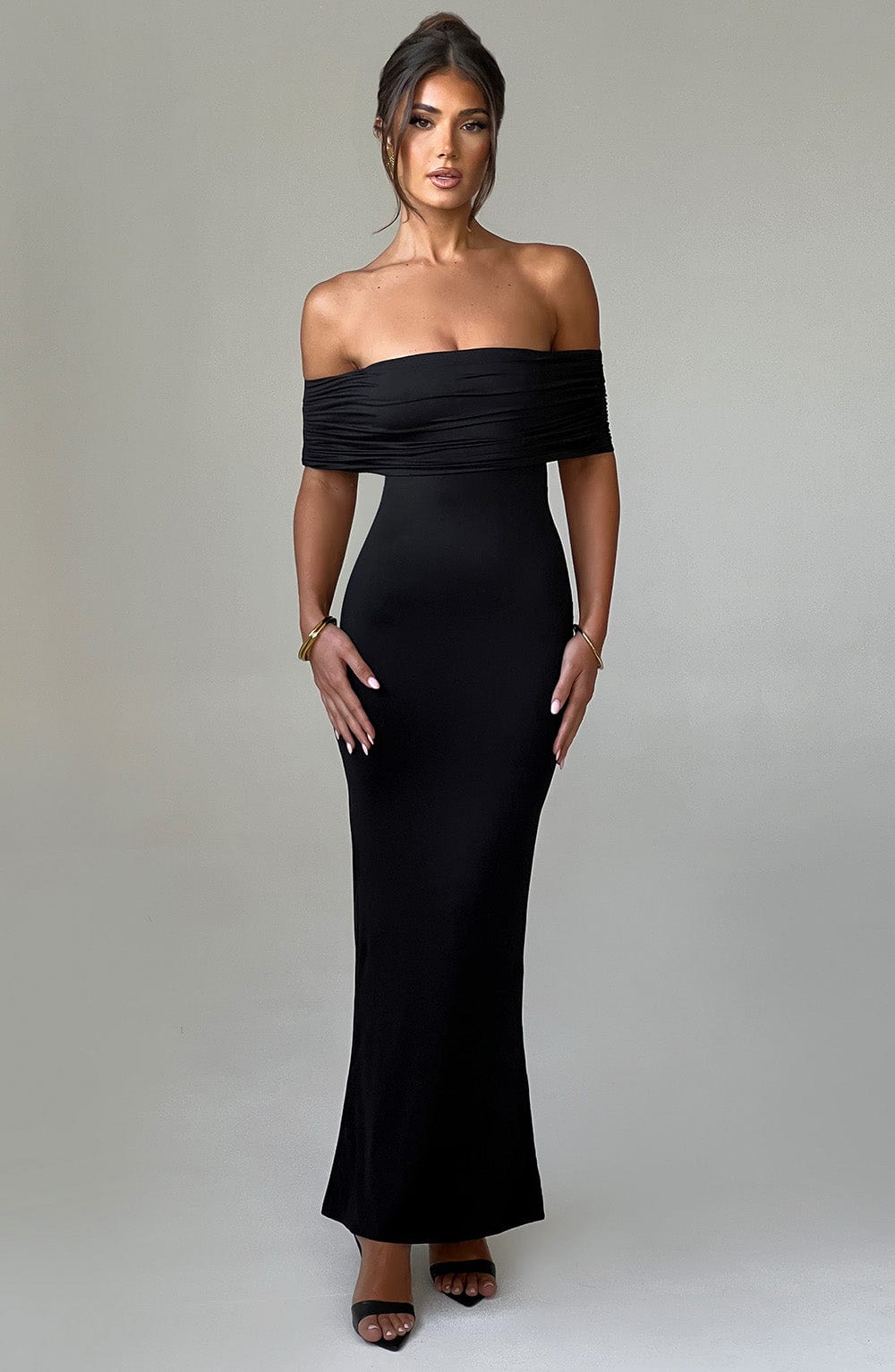 Robe longue Belinda - Noir