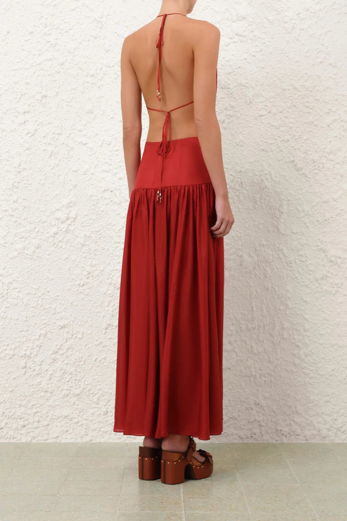 Bérénice Robe Longue Rouge
