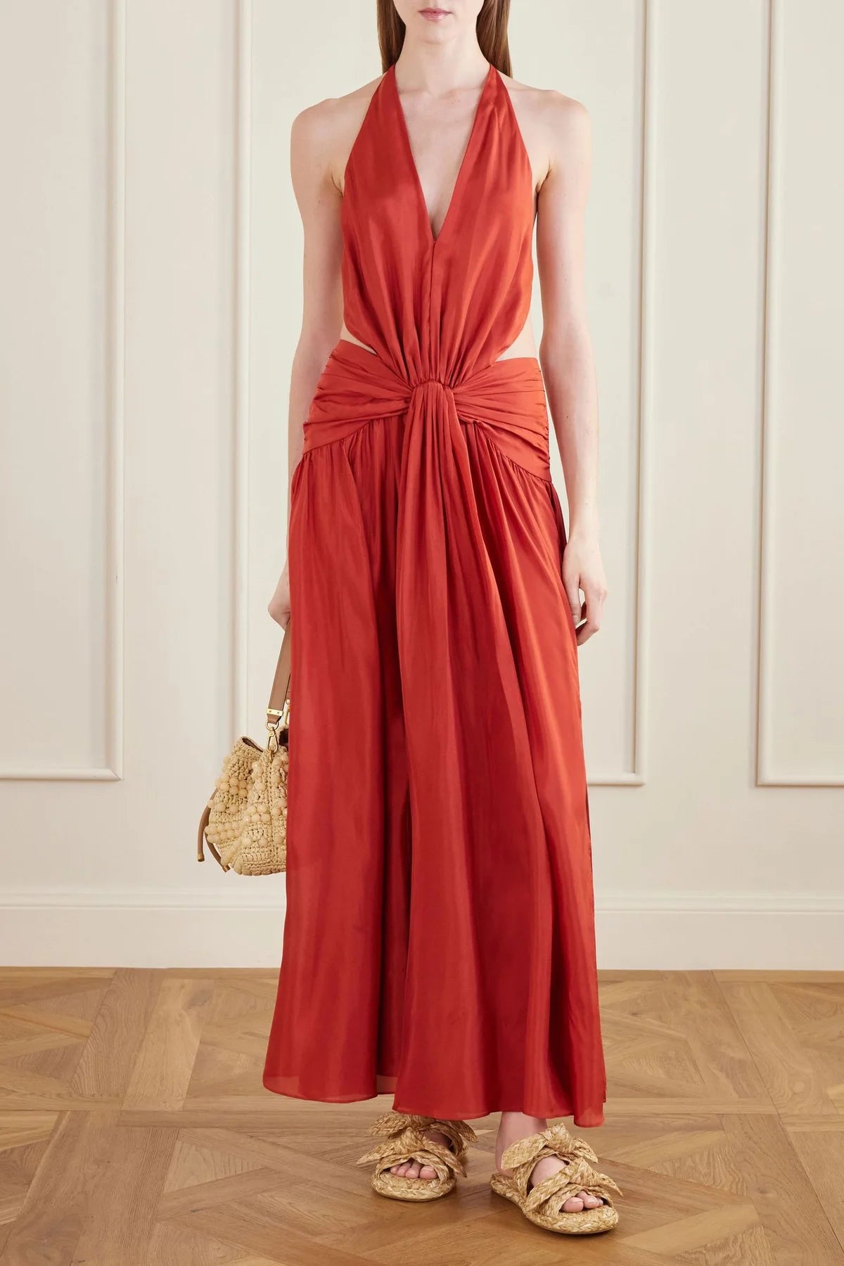 Bérénice Robe Longue Rouge