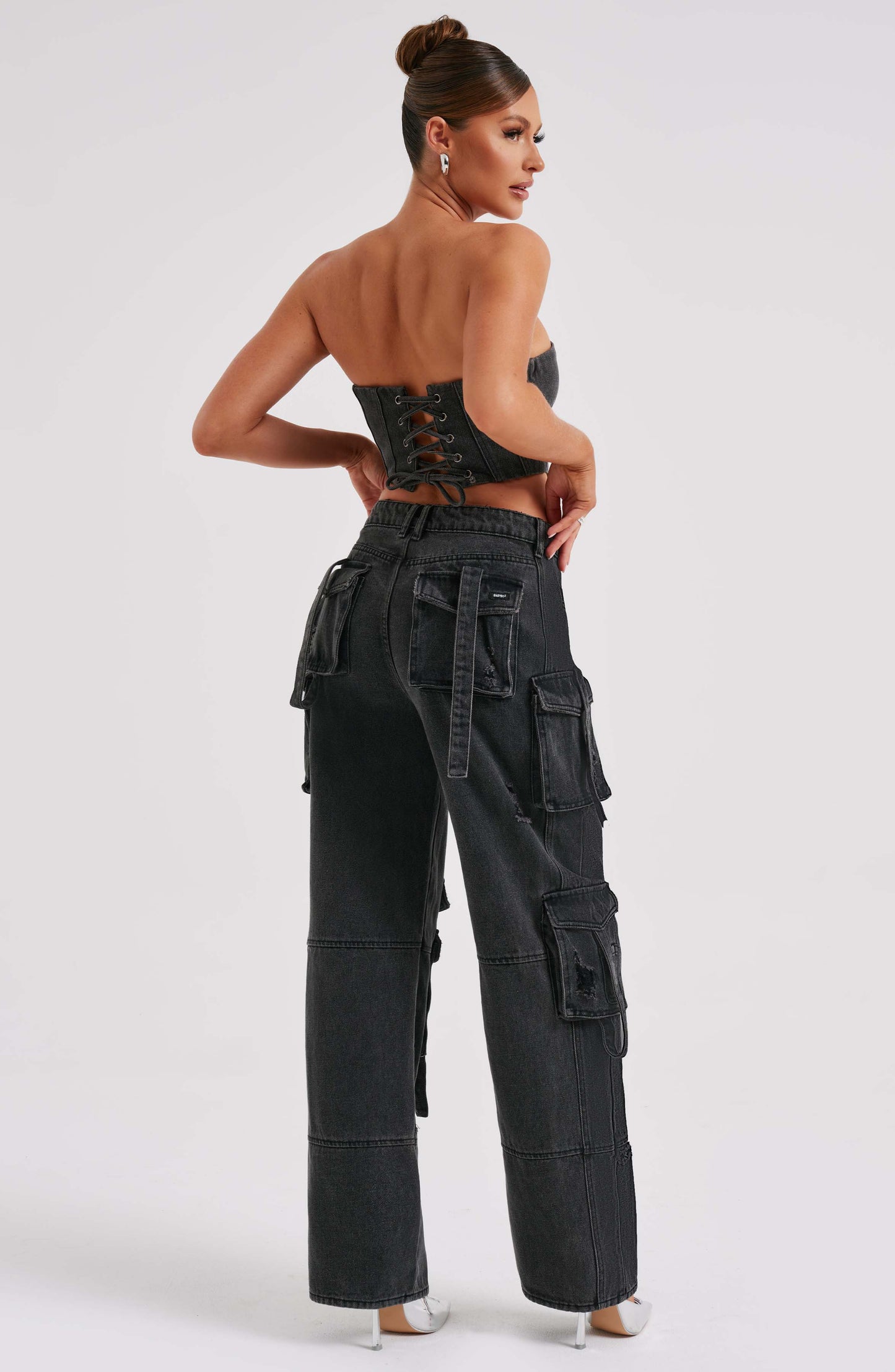 Brooklyn Pantalon Cargo - Noir