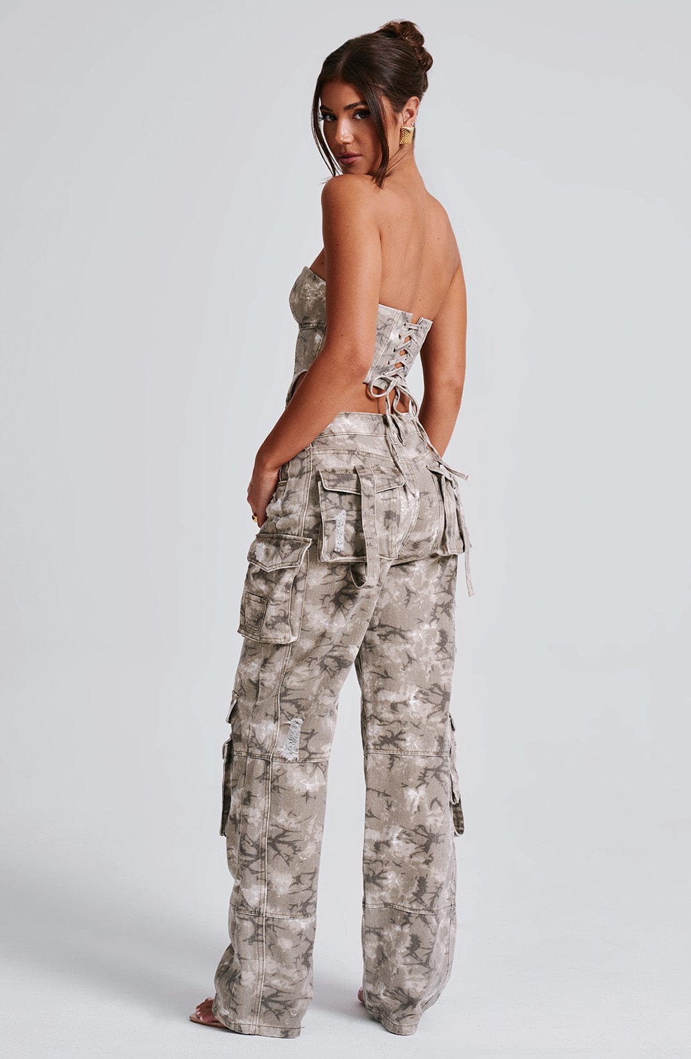 Brooklyn Pantalon Cargo - Imprimé camouflage