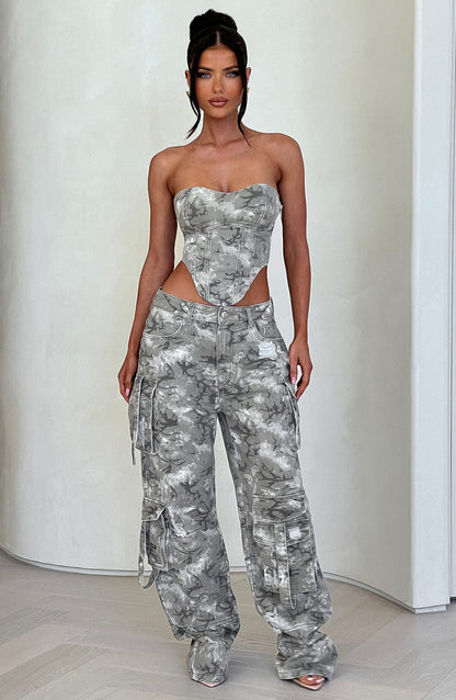 Brooklyn Pantalon Cargo - Imprimé camouflage