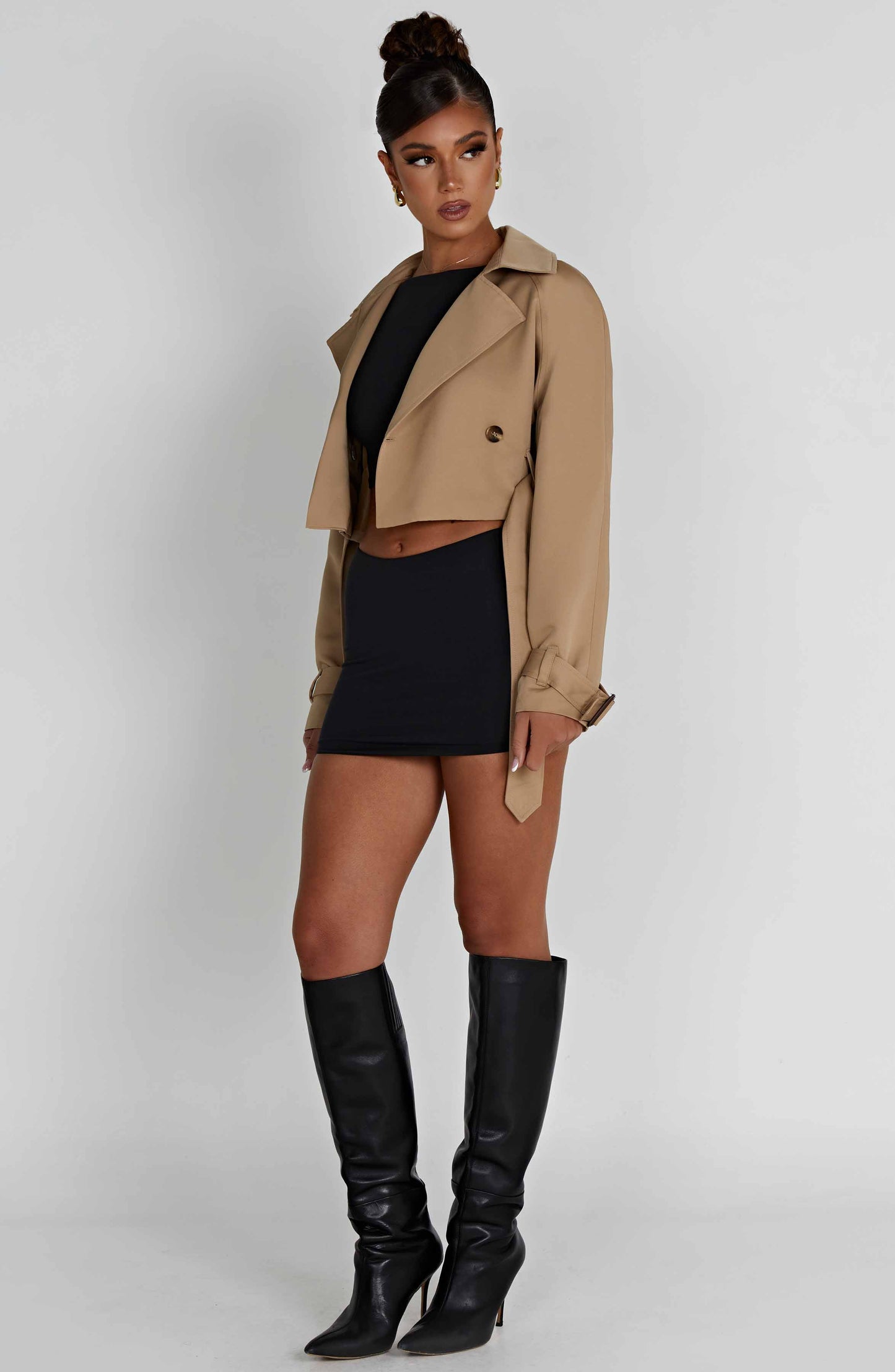 Caprice Manteau Trench Court - Beige
