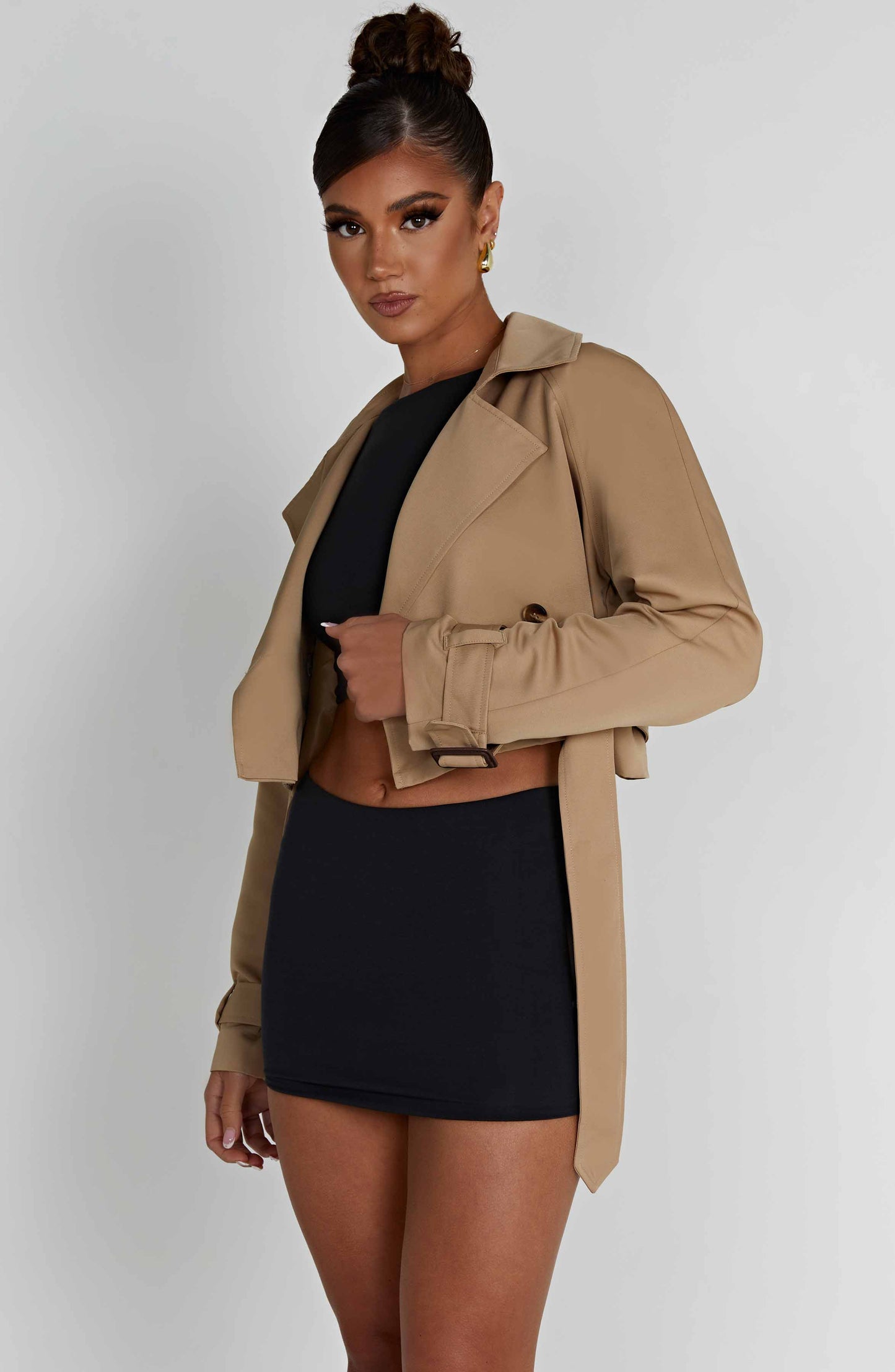 Caprice Manteau Trench Court - Beige