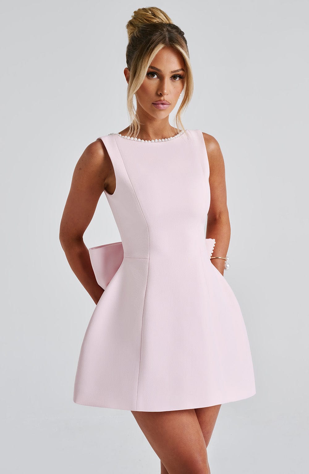 Robe courte Carrie - Blush