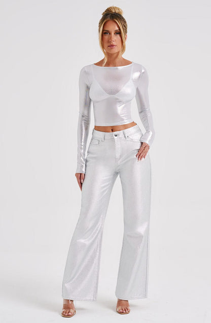 Pantalon Cassidy - Argent