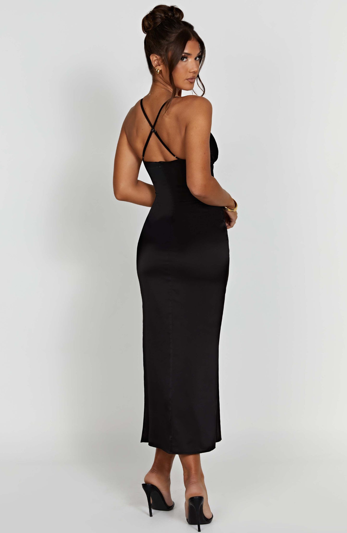 Robe mi-longue Cece - Noir