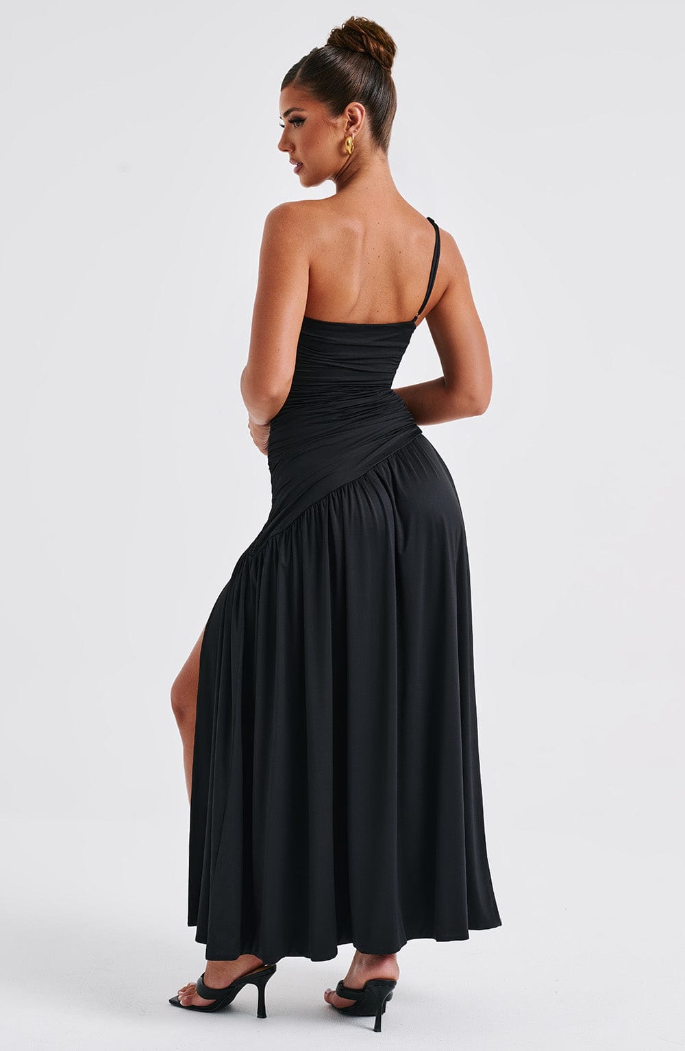 Robe longue Claudia - Noir