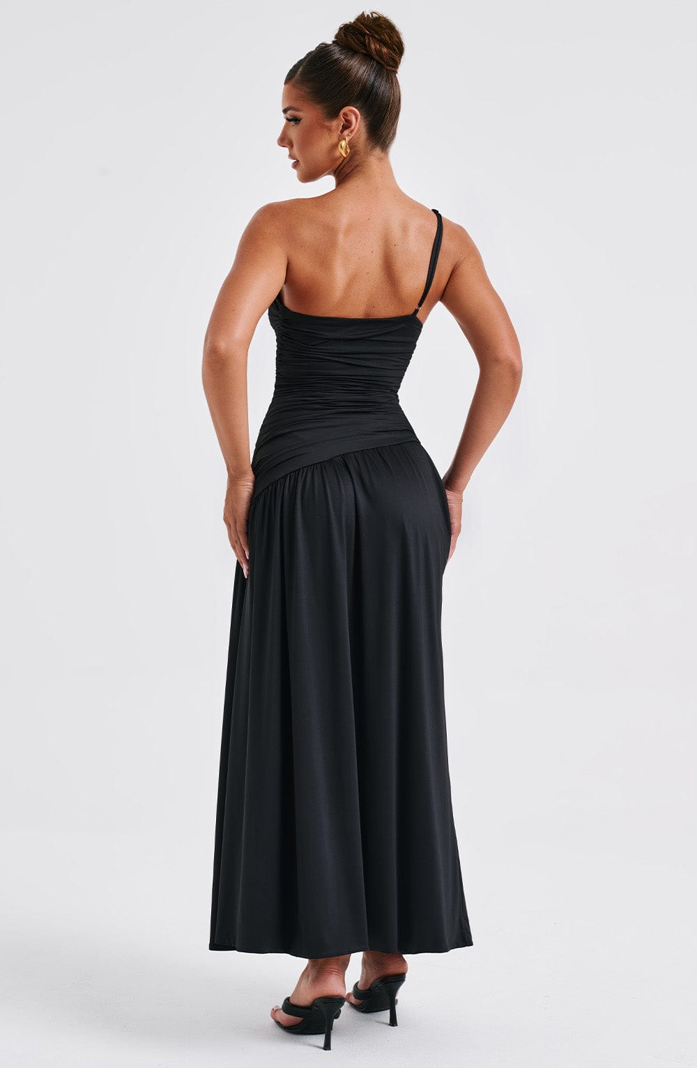 Robe longue Claudia - Noir