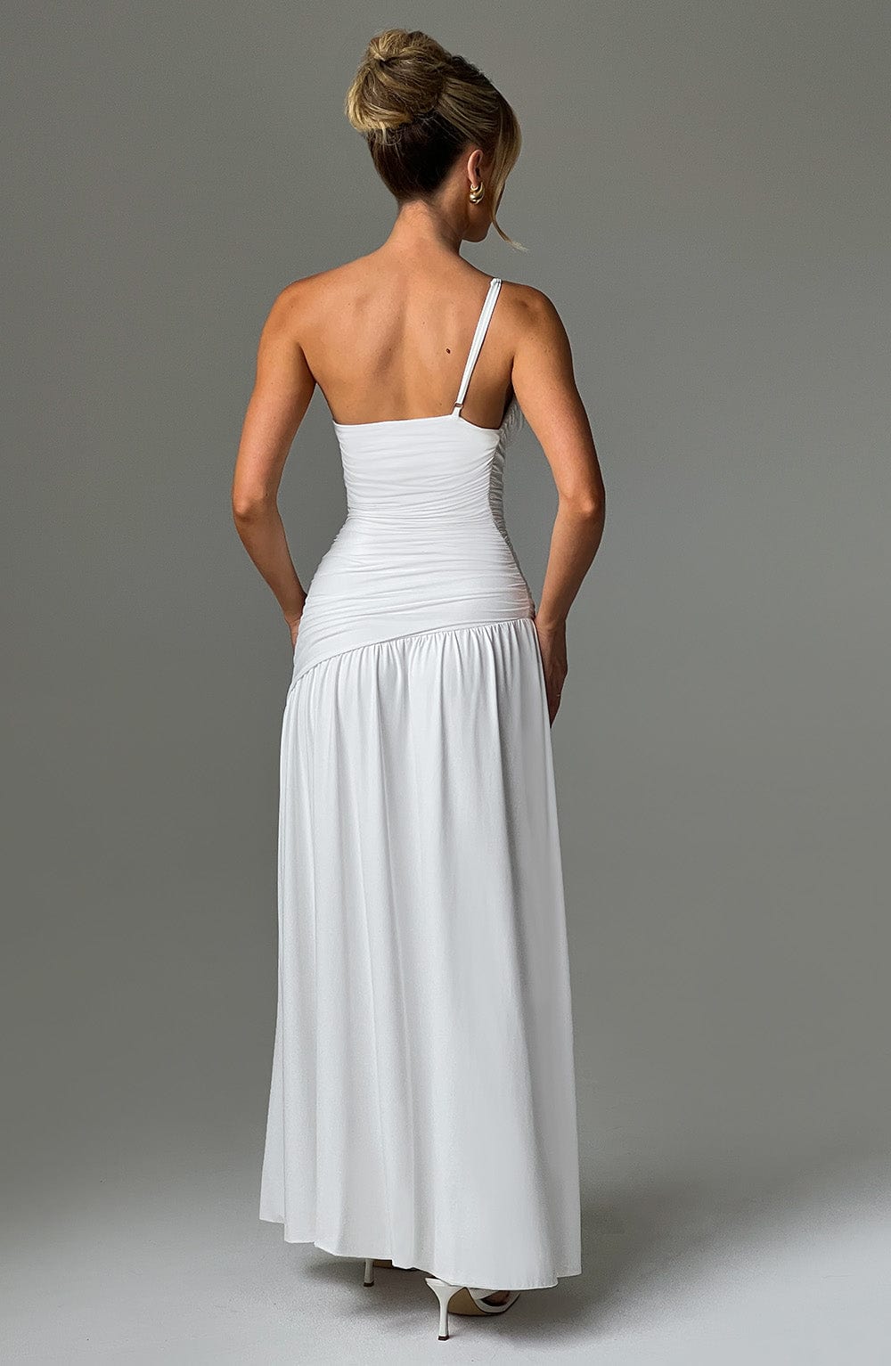 Robe longue Claudia - Blanc