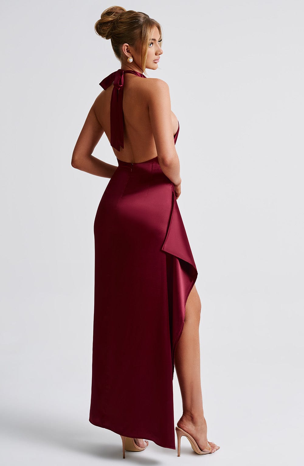 Colette Maxi Dress - Burgundy