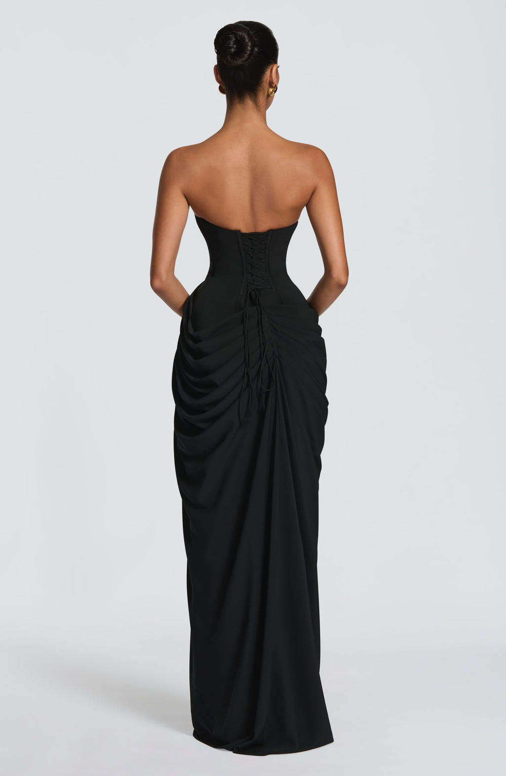 Marine Robe Longue — Noir