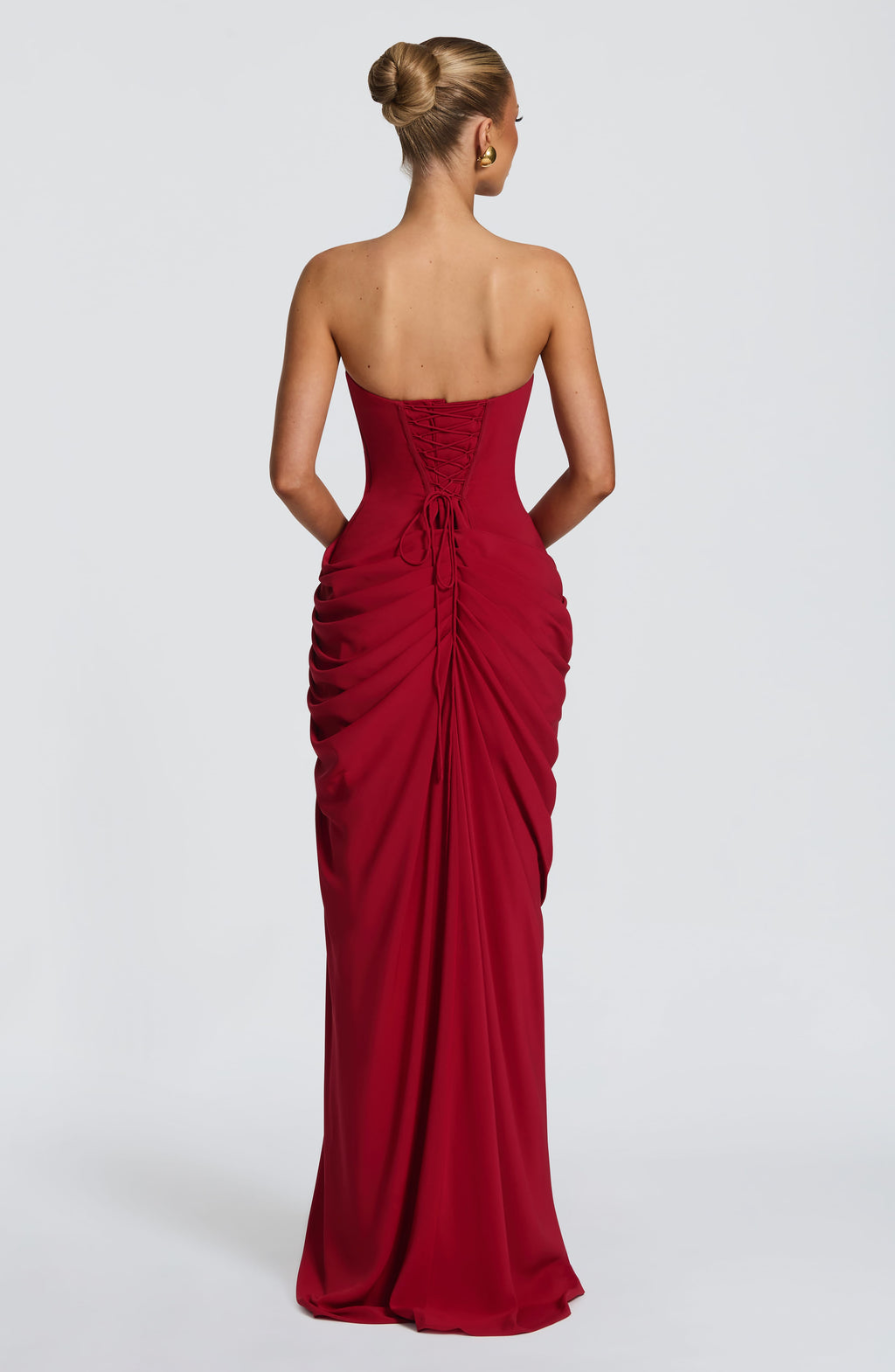 Marine Robe Longue — Bordeaux