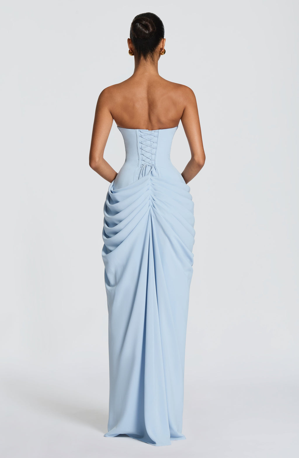 Marine Robe Longue — Bleu Ciel