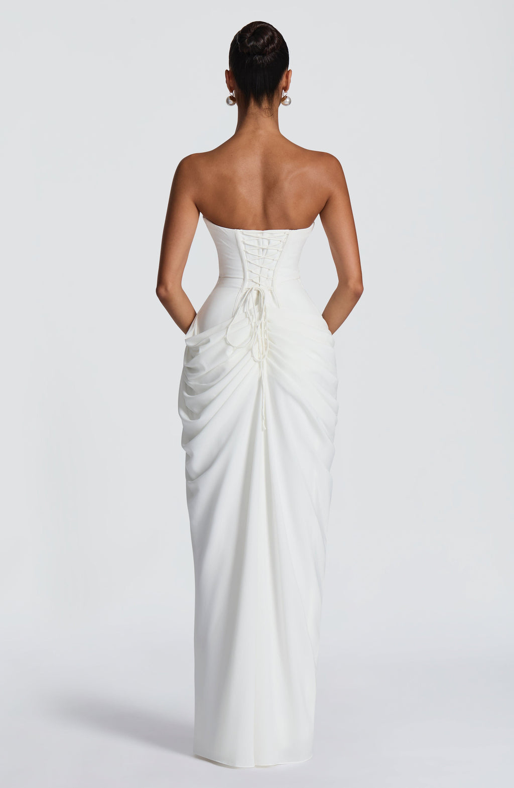 Marine Robe Longue — Ivoire