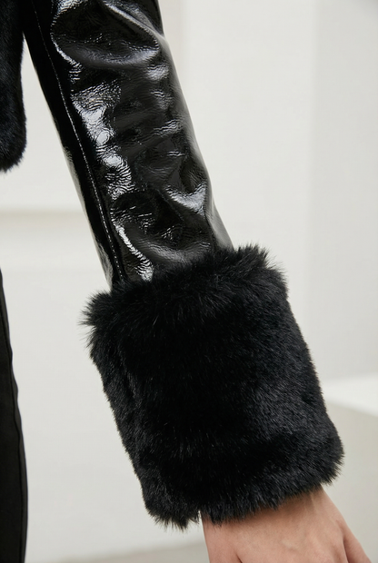 Romane Manteau Court - Noir