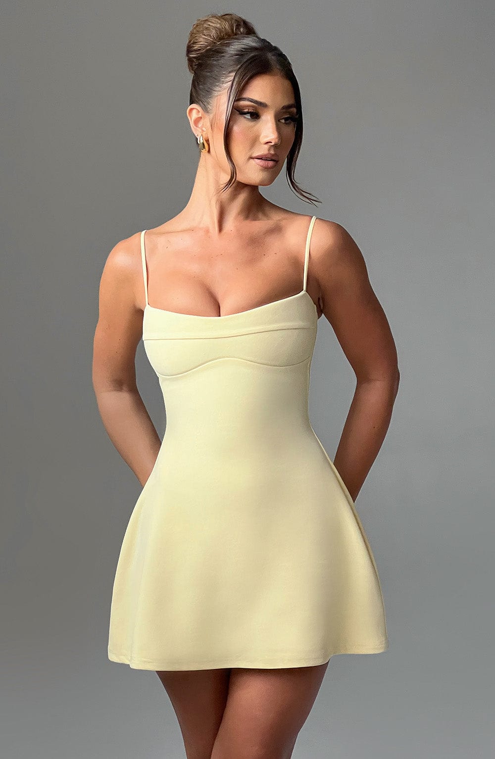 Robe courte Dakota - Citron