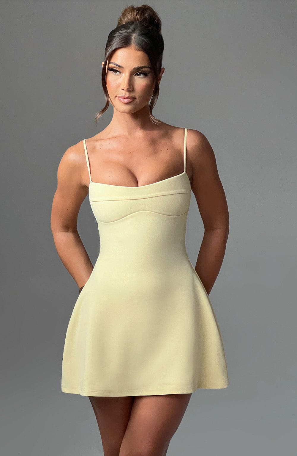 Robe courte Dakota - Citron