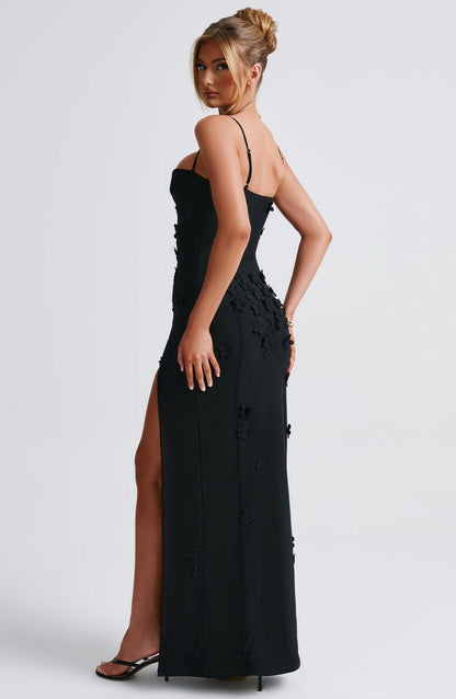 Robe longue Dalary - Doublée noire