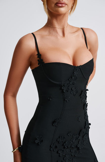 Robe longue Dalary - Doublée noire