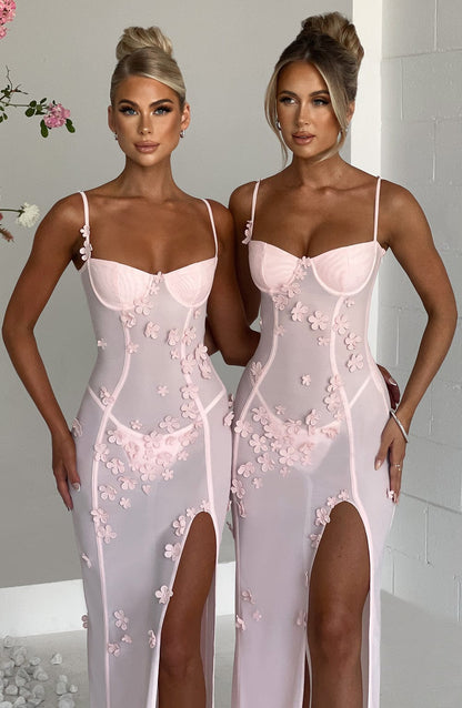 Robe longue Dalary - Blush