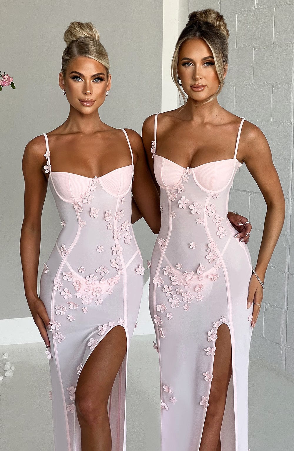 Robe longue Dalary - Blush