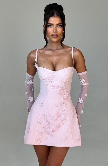 Robe courte Dalary - Blush