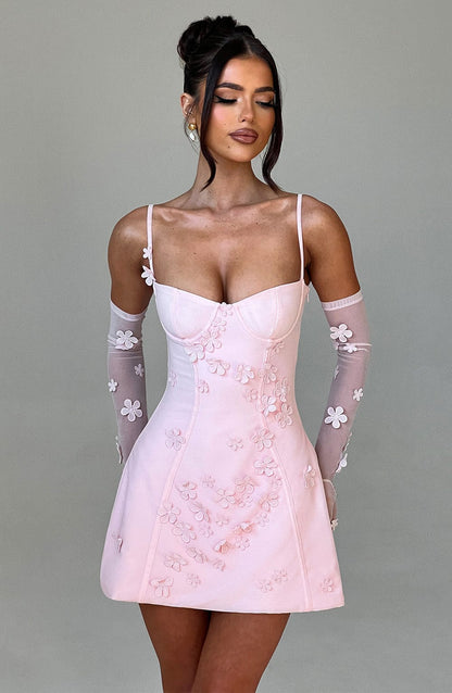 Robe courte Dalary - Blush