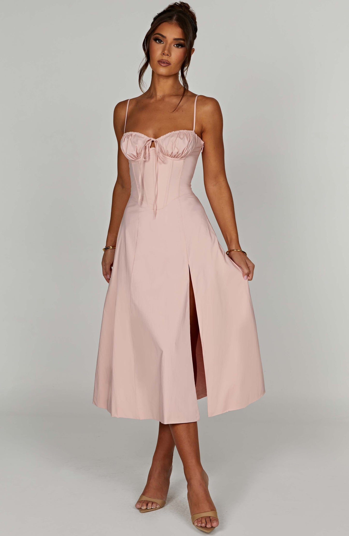 Robe mi-longue Deanna - Blush