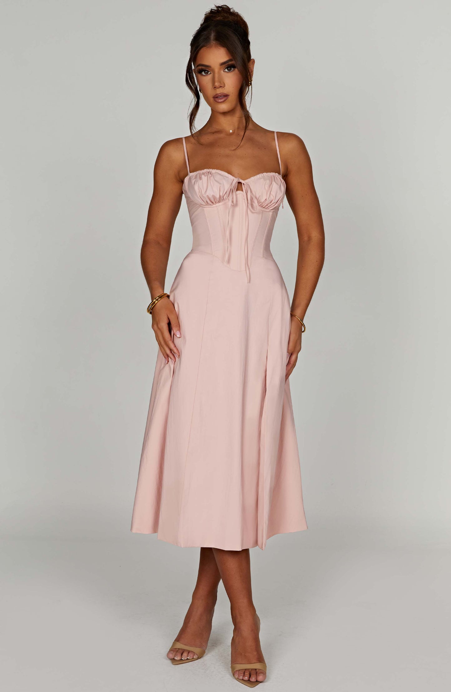 Robe mi-longue Deanna - Blush